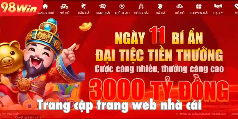Truy cập web nhà cái để rút tiền 98Win